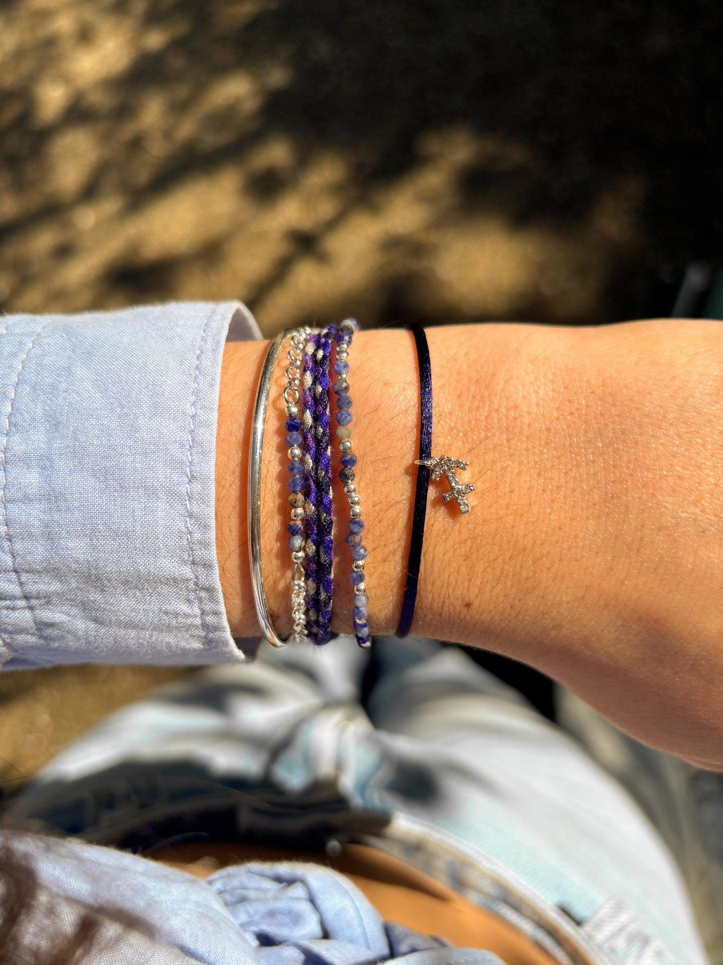 Bracelet Sodalite Chaîne