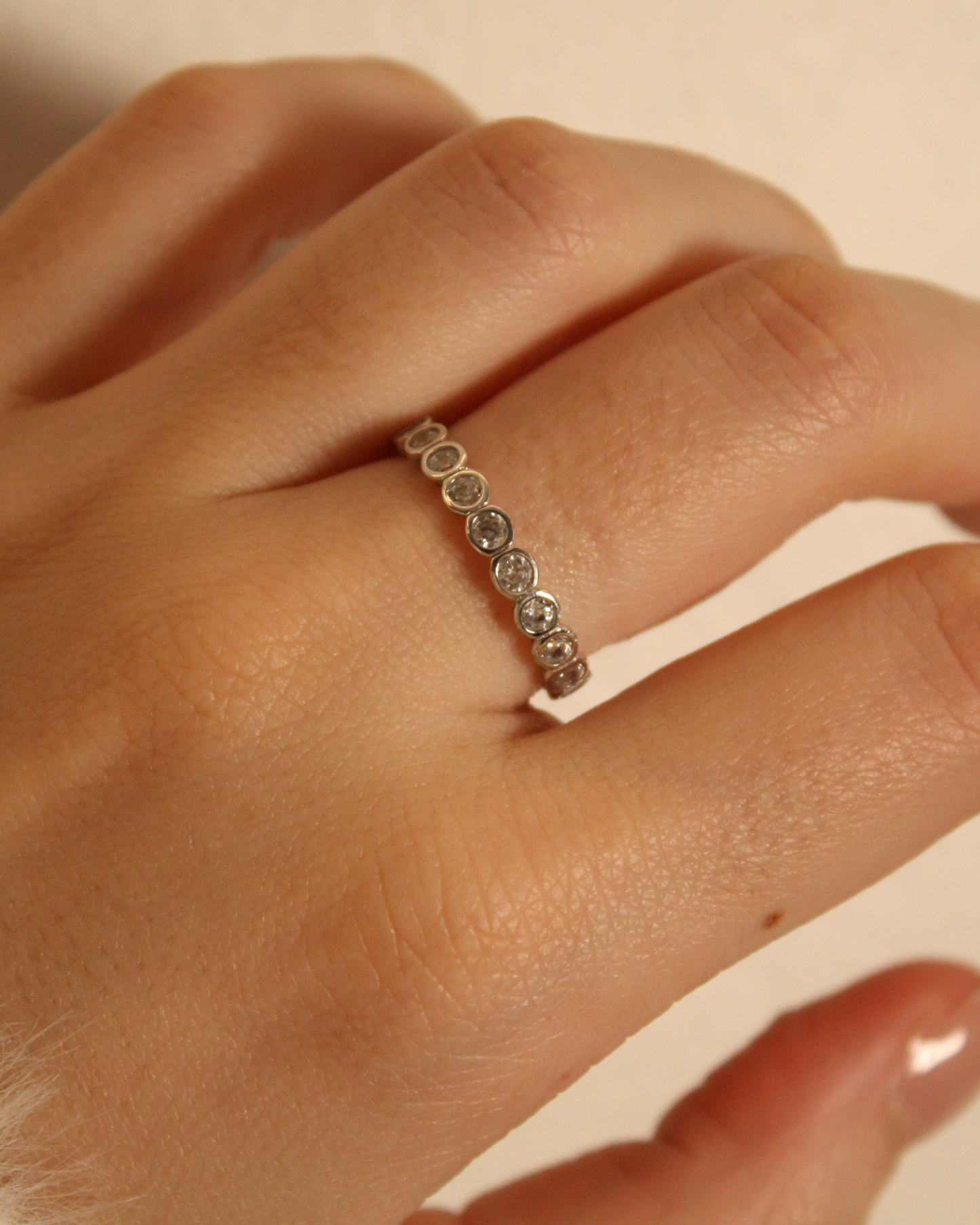 bague argent shiny porte
