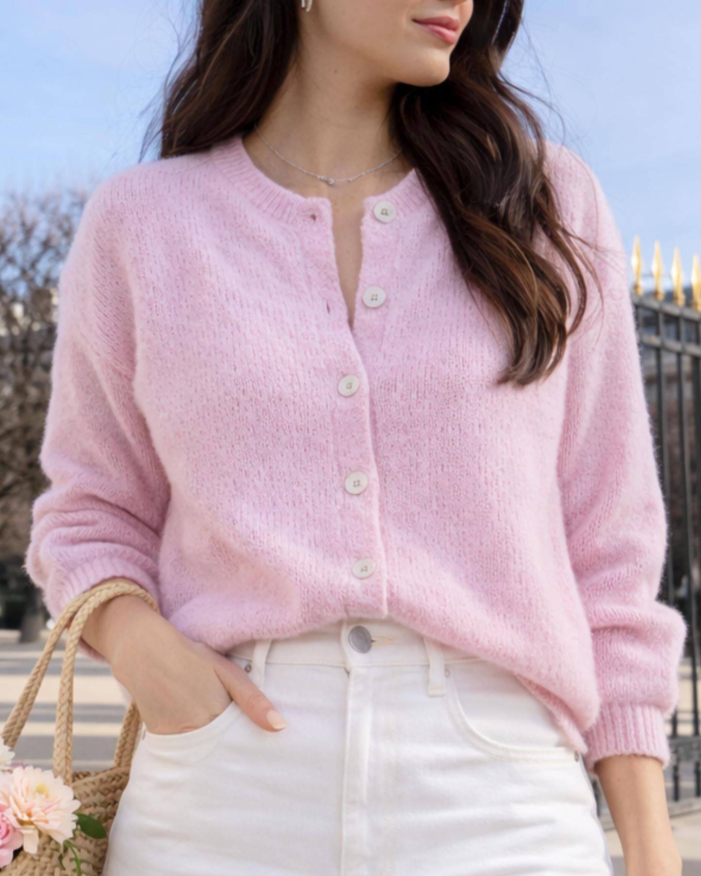 Gilet Aura - Rose Clair