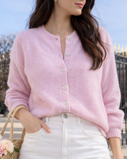 Gilet Aura - Rose Clair