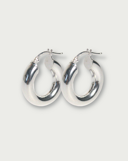 hoops classy argent