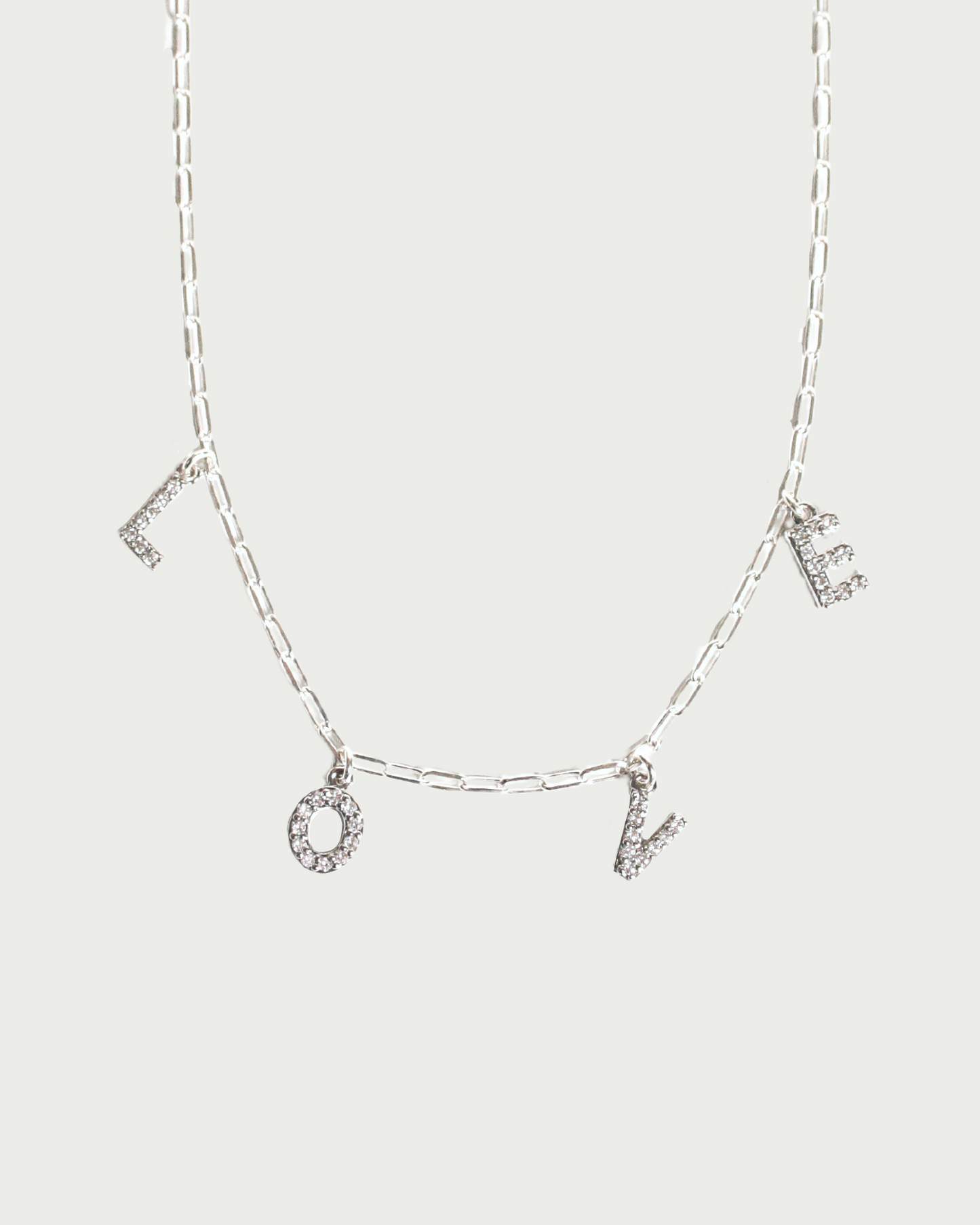 collier love argent