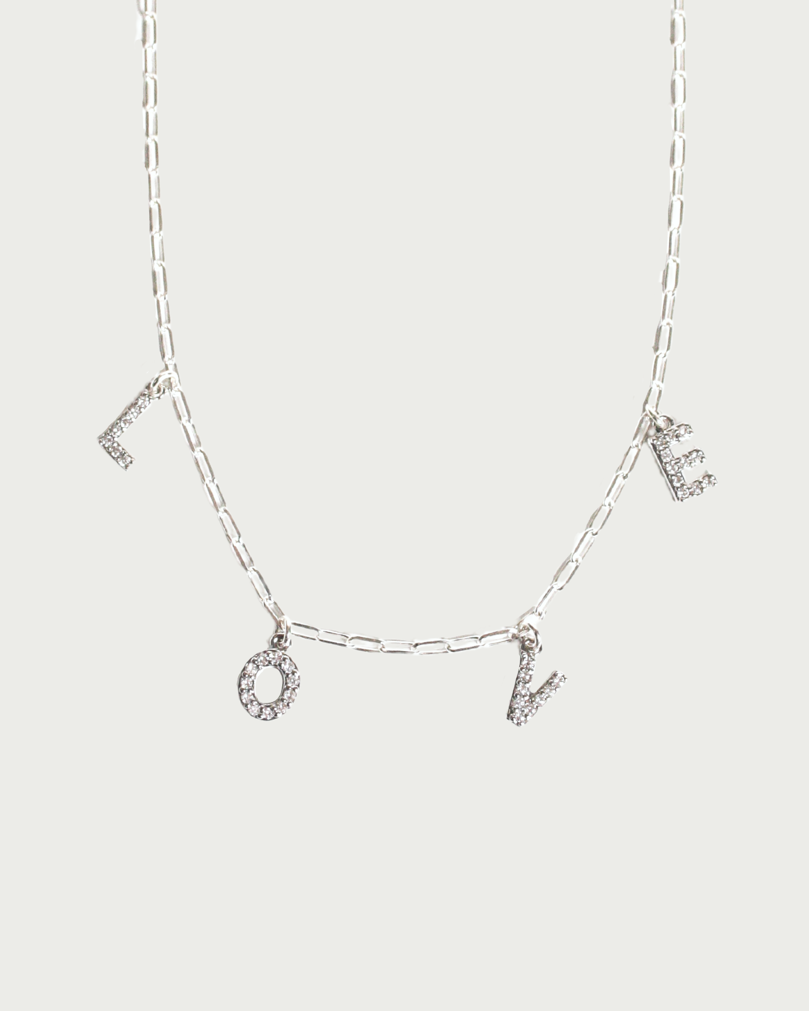 collier love argent
