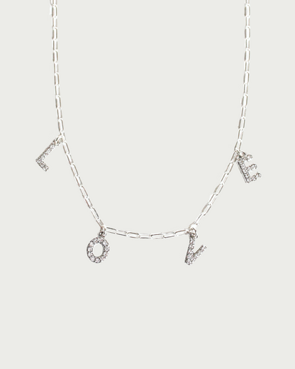 collier love argent